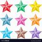 Printable Colorful Stars Clipart