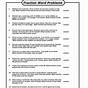 Fraction Word Problem Worksheets