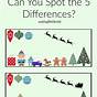 Free Printable Christmas Spot The Difference