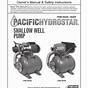 Pacific Hydrostar Pump Manual