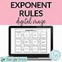 Exponent Rules Maze Worksheet Answer Key