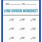 Long Division Worksheets Grade 4 Pdf