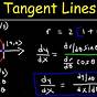How To Find Horizontal Tangent Line Point