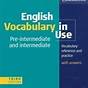 Intermediate English Vocabulary Pdf