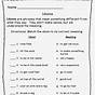 Figurative Language 5th Grade Worksheets