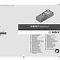 Bosch Glm 15 User Manual