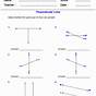Equations Of Parallel And Perpendicular Lines Worksheet