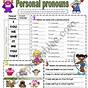 Personal Pronouns Worksheet