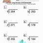 Long Division Worksheets For 4th Graders