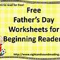 Fathers Day Worksheets