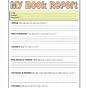 Examples Of Book Reports For 5th Graders