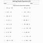 Equations With 2 Variables Worksheet