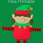 Printable Elf Cut Out