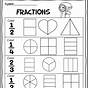 Fractions For 1st Grade Worksheets