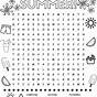 Easy Printable Word Search For Summer