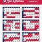 Stl Cardinals Schedule Printable