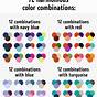 Yarn Color Combination Chart