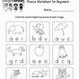 Learning Pages For Kindergarten