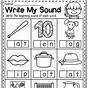 Kindergarten Beginning Sound Worksheets