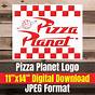 Free Printable Pizza Planet Logo