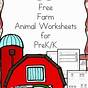Farm Animal Worksheets For Preschoolers