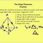 Hinge Theorem Worksheets
