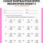 Subtraction With Regrouping Worksheet Grade 2