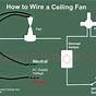 Wiring Ceiling Fan With Light Red Wire