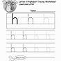 Letter H Trace Worksheet