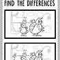 Printable Spot The Difference For Kids
