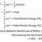 Energy Work Theorem Worksheet