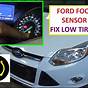 Ford Focus Tire Pressure Sensor Fault Reset