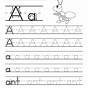 Trace The Letter A Worksheets