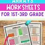 Grade 2 Party Arrays Worksheet