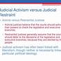 Judicial Activism Vs Judicial Restraint Worksheet Answers
