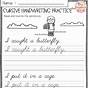 Handwriting Practice Sheets 3rd Grade