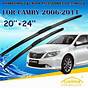 Windshield Wipers Toyota Camry