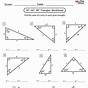 Right Triangle Trigonometry Worksheet Work
