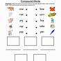 Compound Word Worksheet With Pictures