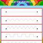 Tracing Straight Lines Worksheets