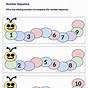 Number Sequence 1-10 Worksheets For Kindergarten
