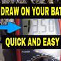 Max Parasitic Draw On Car Battery