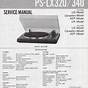 Sony Ps Lx2 Turntable User Manual