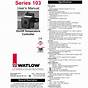 Watlow Series 989 Manual