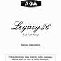 Aga Legacy 36 User Manual