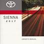 Toyota Sienna Owners Manual 2022