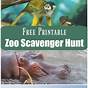 Printable Zoo Scavenger Hunt
