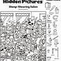 Hidden Pictures Printable Worksheets