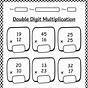 Doubles Multiplication Worksheet