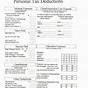 Small Business Tax Deductions Worksheet